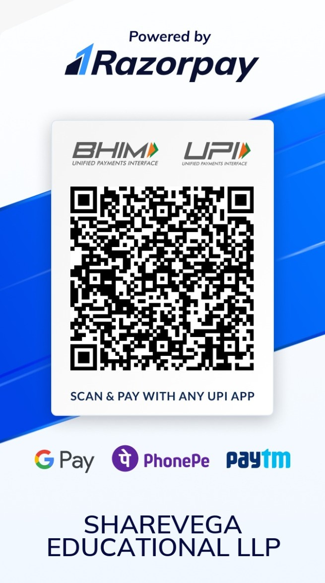 UPI payment QR code for SHAREVEGA EDUCATIONAL LLP